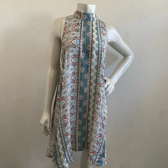 Intimately Free People Mock Neck Slip Dress Boho Large - Picture 8 of 13